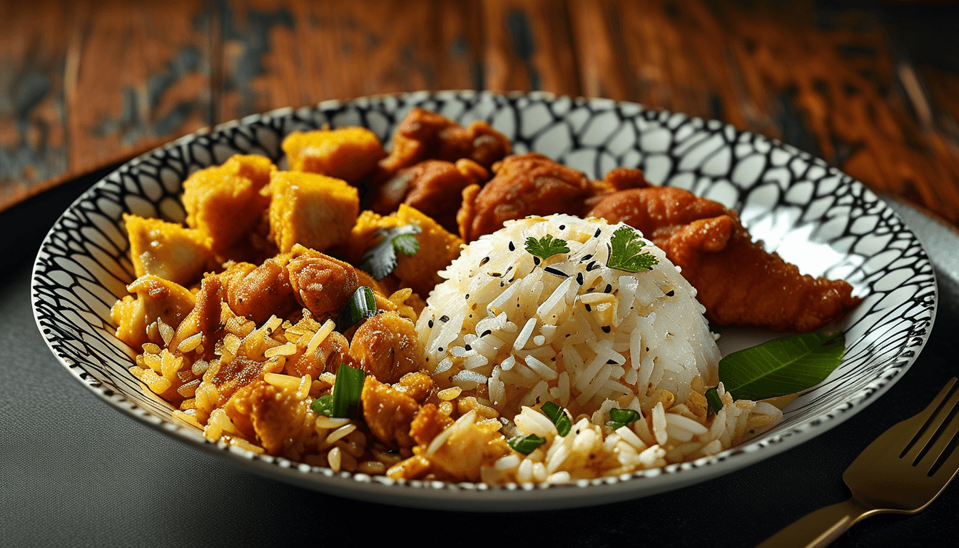 Signature Nigerian rice plate